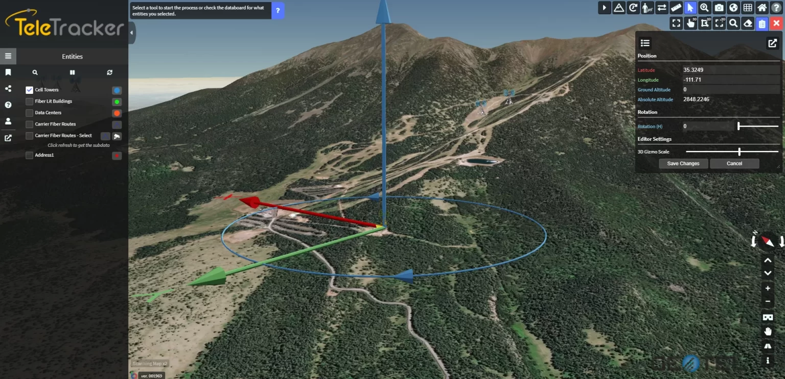 TeleTracker 3D Object Editor TeleTracker 3D Object Editor